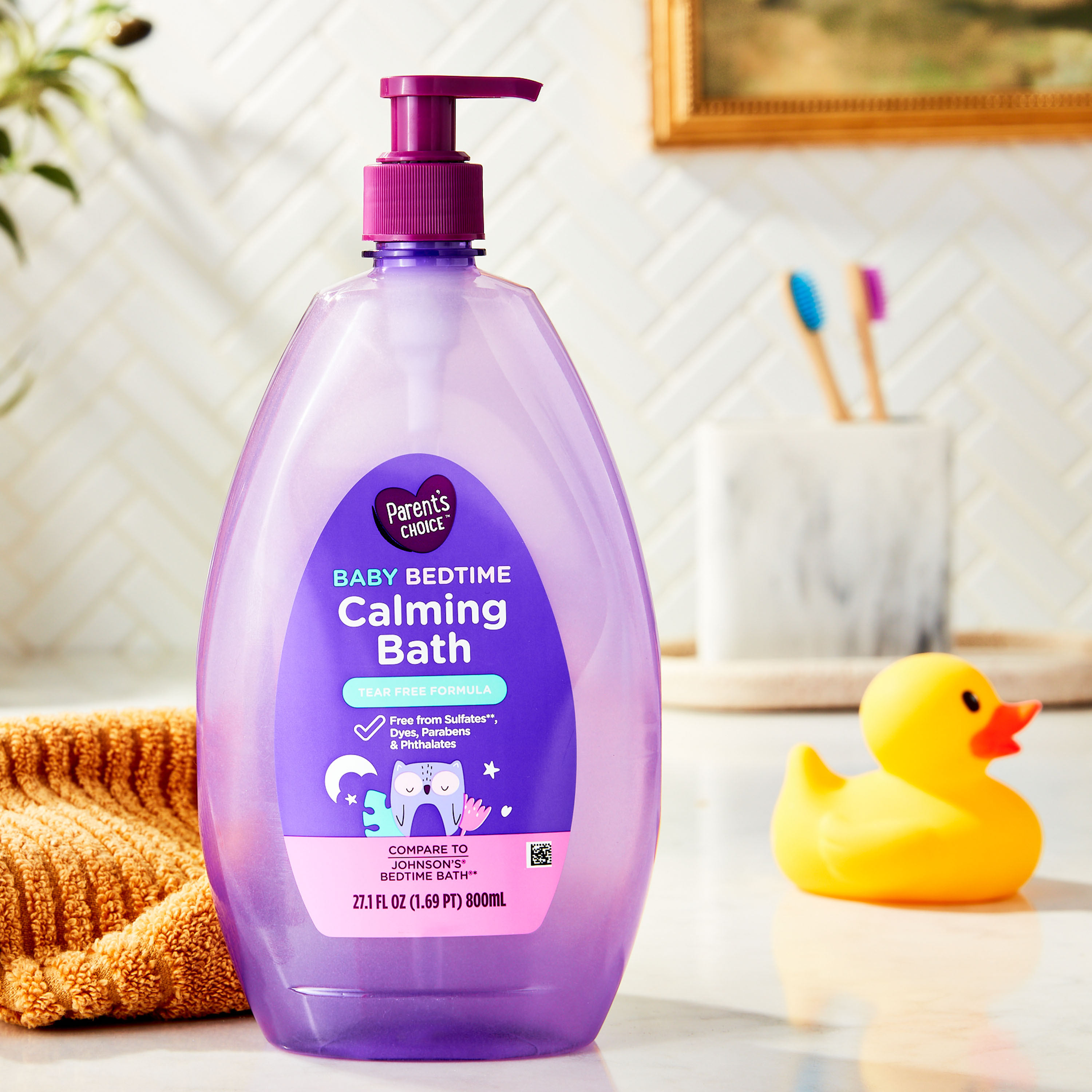 Baño calmante para la hora de dormir Parent's Choice, 27.1 fl oz 2
