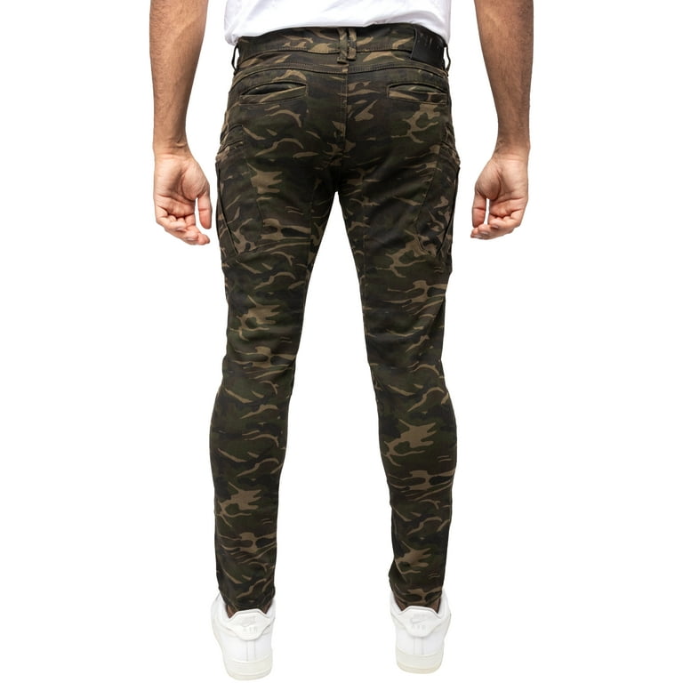X RAY Men's Slim-Fit Stretch Cargo Pants, Flex Hiking Casual Multi