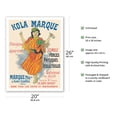 thumbnail image 2 of Kola Marque - France Apéritif Wine - Vintage French Advertising Poster by Jules Chéret c.1895 - Fine Art Matte Paper Print (Unframed) 20x26in, 2 of 4