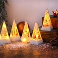 thumbnail image 2 of LINLIN LED Christmas Lights, Christmas Triangle Electronic Candle Christmas Lights, Christmas Lights Indoor With Button Batteries, LED Fairy Lights For Christmas, 2 of 6