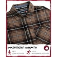 thumbnail image 5 of CANADA WEATHER GEAR Men's Flannel Shirt - Casual Button Down Long Sleeve Sweatshirts for Men (M-XXL), 5 of 7