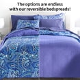 thumbnail image 2 of BrylaneHome Bedding BH Studio Reversible Two-Tone Ultra Soft Quilted Bedspread, 2 of 6