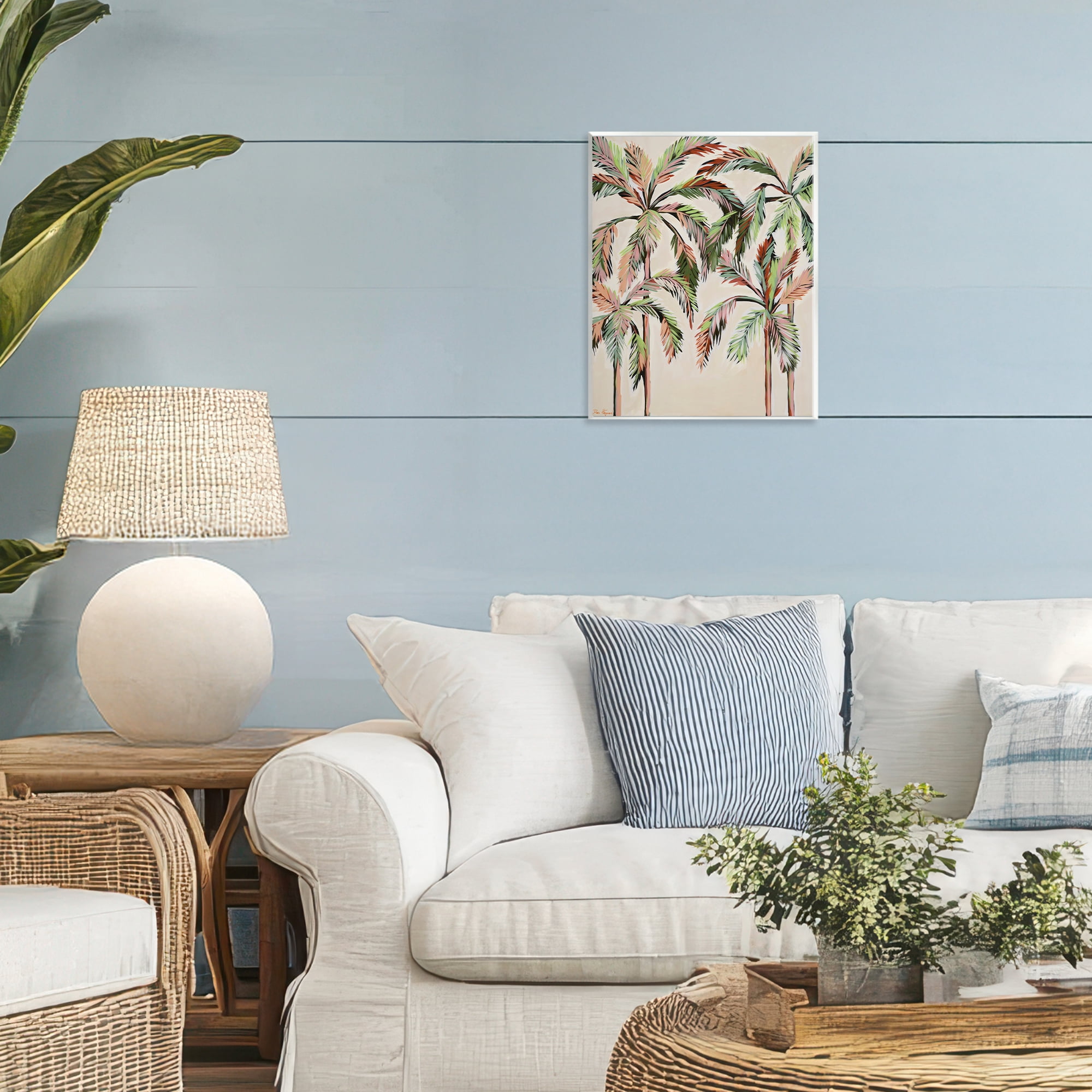 Stupell Industries Blushing Palm Tree Canopy Wall Plaque Art, design by Dani Heyward