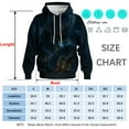 thumbnail image 5 of QTAGTESS Novelty Men's Chinese Dragon Graphic Hoodie Anime Mythical Beast Sweatshirts Gothic Fantasy Creature Pullover, 5 of 8
