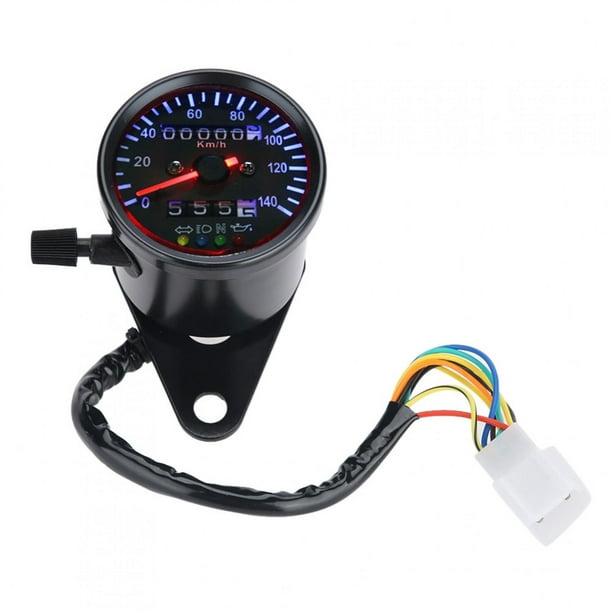 Compteur de vitesse universel moto compteur de vitesse moto compteur de  vitesse avec indicateur LED compteur de vitesse moto