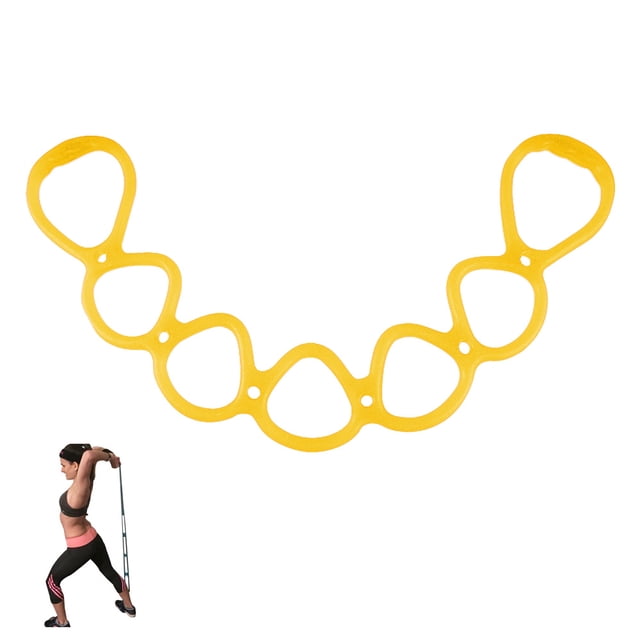 Tres colores de silicona jalea tensión cuerda banda elástica yoga fitness espalda abierta ejercicio brazo