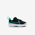 thumbnail image 3 of Nike Star Runner 4 Baby/Toddler Shoes DX7616-009, Black/Bright Crimson/White/Dusty Cactus Size 2, 3 of 6
