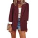 thumbnail image 1 of Pntutb Mujer Otoño Invierno Nuevo Color Sólido Traje Pequeño Solo Manga Larga Primavera y Otoño Traje Chaqueta Rollbacks Pntutb Pntutb-3205, 1 of 5
