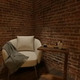 thumbnail image 3 of 3D Wall Panels, Natural Brick Effect Styrofoam Wall Paneling, Wall Cladding Panel (set of 9 Covers 48 sq ft), 3 of 11