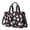 Colorful Halloween Ghosts Pattern, variant on Black Halloween White Ghosts Canvas Messenger Tote Bag, Laptop Shoulder Bag with Multi Pockets & Removable Strap, Magnetic Closure Gifts for Work Travel Shopping