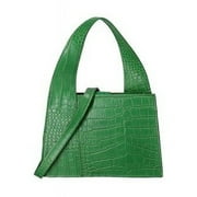 Italian Artisan  Italian Artisan Handcrafted Coco Print Leather Shoulder Handbag Made In Italy
