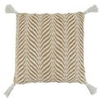 thumbnail image 7 of Fennco Styles Jute Cotton Woven Decorative Throw Pillow with Tassel 20" W x 20" L - Natural Cushion for Home Décor, Couch, Living Room, Bedroom and Special Occasion, 7 of 7