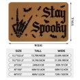 thumbnail image 2 of Stay Spooky Doormat Halloween Welcome Indoor and Outdoor Mat Fall Entrance Artificial Coir Rug Spooky Skeleton Sign Gothic Home Decoration Warm House Gift, 2 of 8