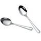 thumbnail image 2 of cucharas ranuradas de mango largo, utensilio portátil con ranuras, cuchara para servir de acero inoxidable, suministro para buffet, 2 of 6