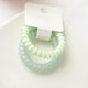 thumbnail image 4 of Hair Ring Elastic Transparent Frosted Cute Simple Hair Decorations for Students Women Light Green, 4 of 4