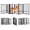 Black, variant on 32''Height Full Matel Freestanding Dog Gate with Door, 8 Panels Extra Wide Free Standing Tall Dog Gates for Doorways,House,Stairs,Porch,Deck,Yard