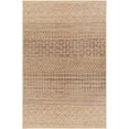thumbnail image 2 of Hauteloom Inali Natural Jute Looking Recycled Material Living Room, Bedroom Area Rug - Machine Washable - Brown, Burgundy - 3' x 5', 2 of 8