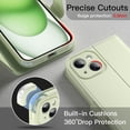 thumbnail image 5 of JETech Wallet Case for iPhone 15 Plus 6.7-Inch, Shockproof PU Leather Magnetic Flip Cover with Card Holder, Stand Feature and Full Camera Protection (Green), 5 of 6
