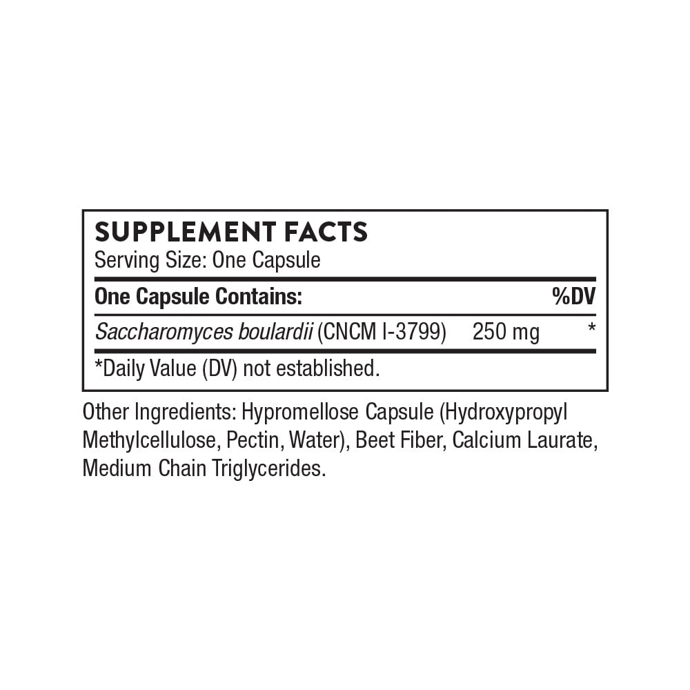 THORNE - Sacro-B Probiotic - Support Gut Health, Immune Function & Constipation Relief Probiotics* - Gluten-Free Health Support* - 60 Capsules