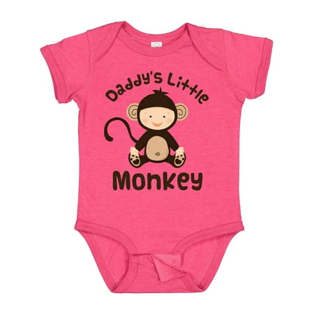 

Inktastic Daddys Little Monkey Gift Baby Boy or Baby Girl Bodysuit