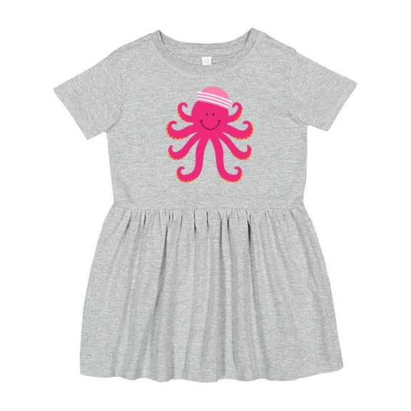 Inktastic Octopus Ocean Sea Creature Girls Girls Toddler Dress