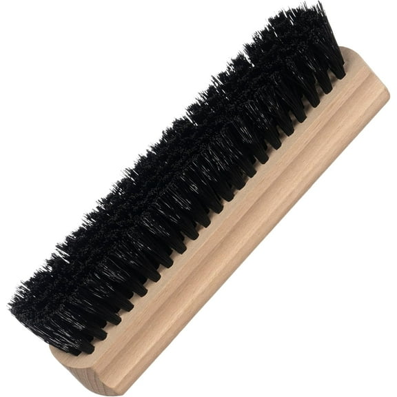 Konex Horsehair Shoe Brush – Natural Wood Handle Leather Cleaning & Shine