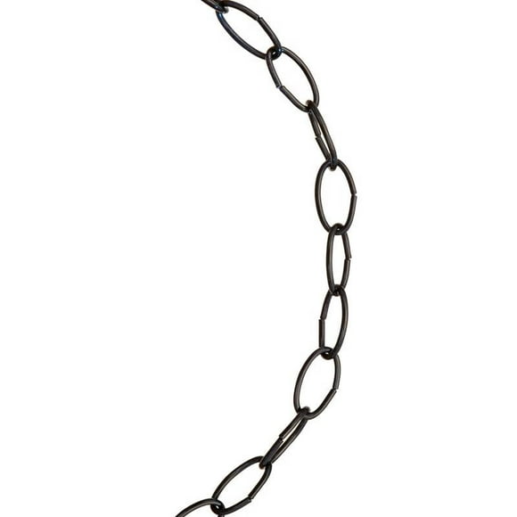 Cadena decorativa Koch Industries de acero negro chapado en zinc #10