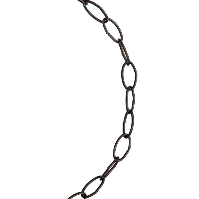 Cadena decorativa Koch Industries de acero negro chapado en zinc #10