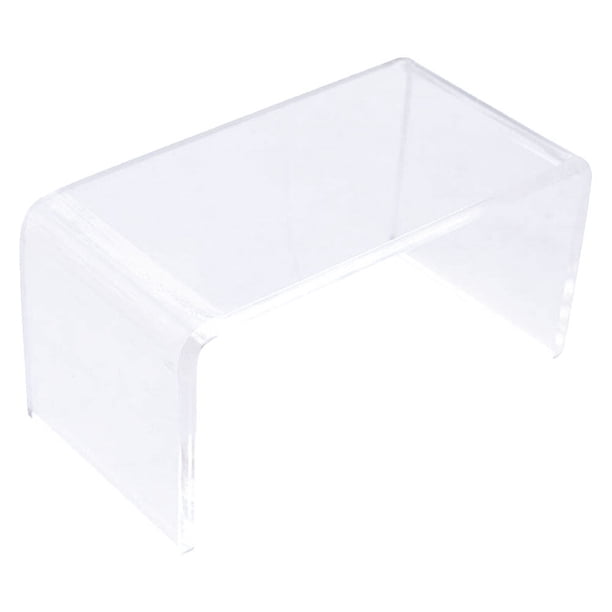 KAKOWELY Modelo de mesa de té decorativa, mesa de té transparente, mini decoración de casa, accesorios para casa de muñecas