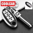thumbnail image 2 of 4 Botones De Cuero De Tpu Llave De Coche Caso Para Infiniti Nissan Altima Murano Rogue Sentra 370z, 2 of 4