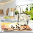 thumbnail image 5 of Western Cowboy Dish Drying Mat, Absorbent Microfiber Pad Protector For Kitchen Counter Top Mat Dish Drainboard 16x18in, 5 of 7