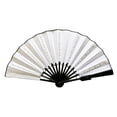 LED Light Up Chinese Hand Fans Held Folding Fan Party Dancing Music Stage Props