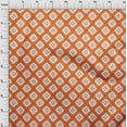 thumbnail image 3 of oneOone Cotton Flex Orange Fabric Geometric Bandhani Fabric For Sewing Printed Craft Fabric By The Yard 40 Inches Wide, 3 of 4