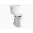 thumbnail image 1 of Kohler K-3889-0 1.28GPF Highline Confort 2 Pièces Chaise Allongée Hauteur Toilettes avec 10 Po Rough-In - Blanc, 1 of 1