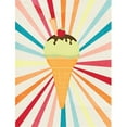 thumbnail image 1 of Ice Cream With Strawberry On Top Flag Garden Size, 1 of 1