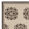 thumbnail image 5 of SAFAVIEH Linden Cheshunt Floral Runner Rug, Cream/Brown, 2' x 8', 5 of 7