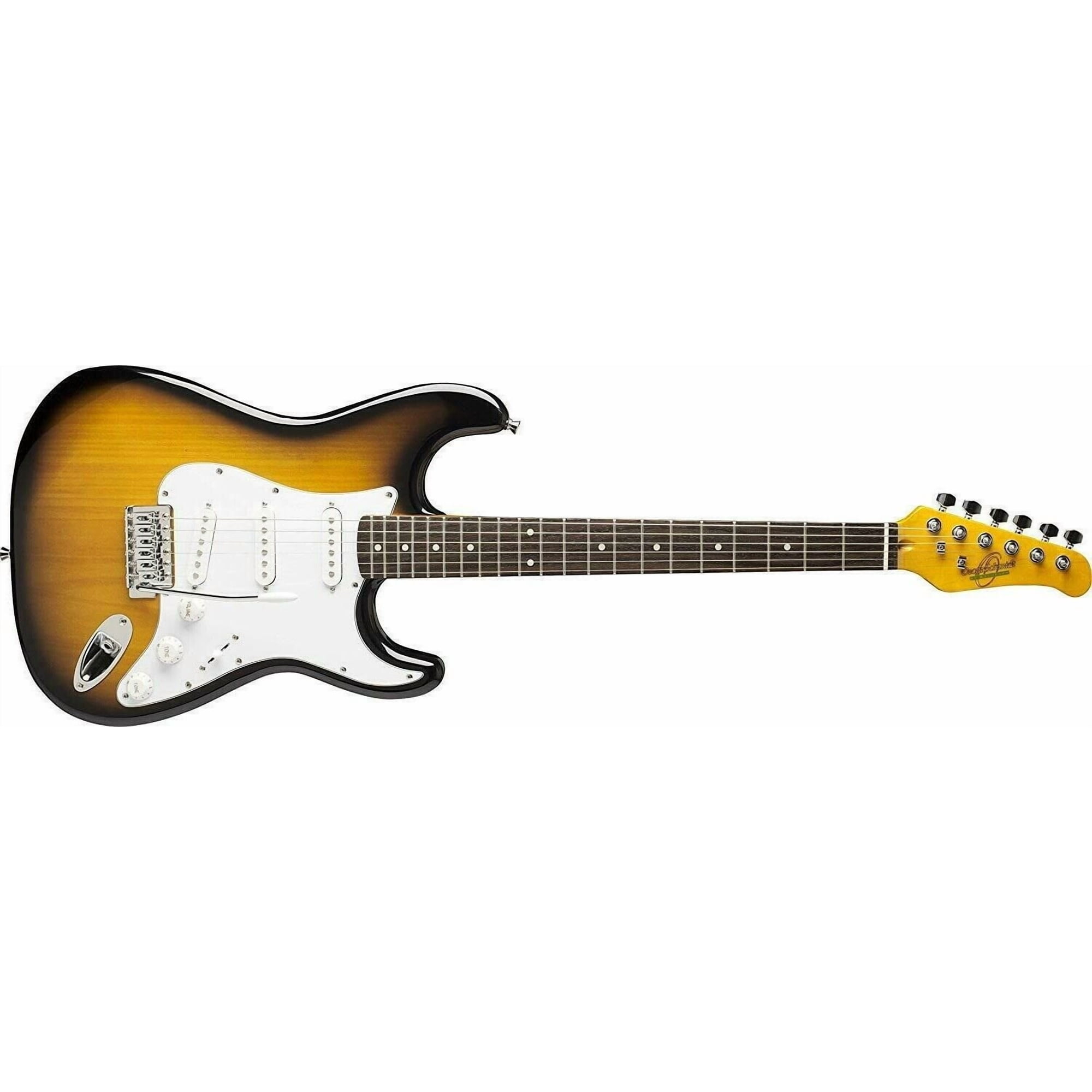 Oscar Schmidt OS-300-TS Double Cutaway Electric Guitar - Tobacco Sunburst