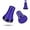 Purple, variant on SupreGear 5/8" Anti-slip Rubber Walking Cane Tips, 2-Pack, Black