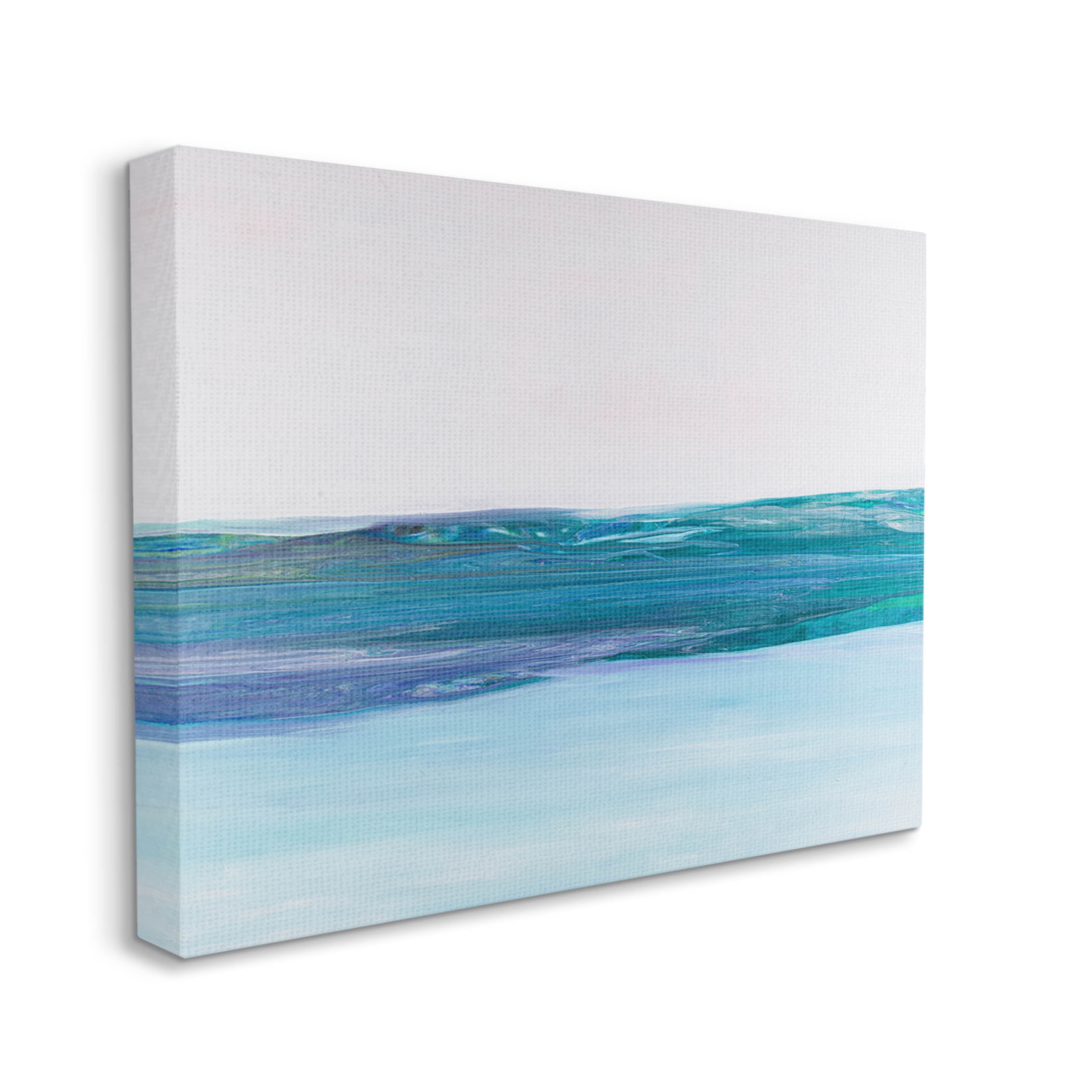 Stupell Industries Fluid Abstract Landscape Composition Graphic Art Gallery Wrapped Canvas Print Wall Art, Design by Ruth Fromstein