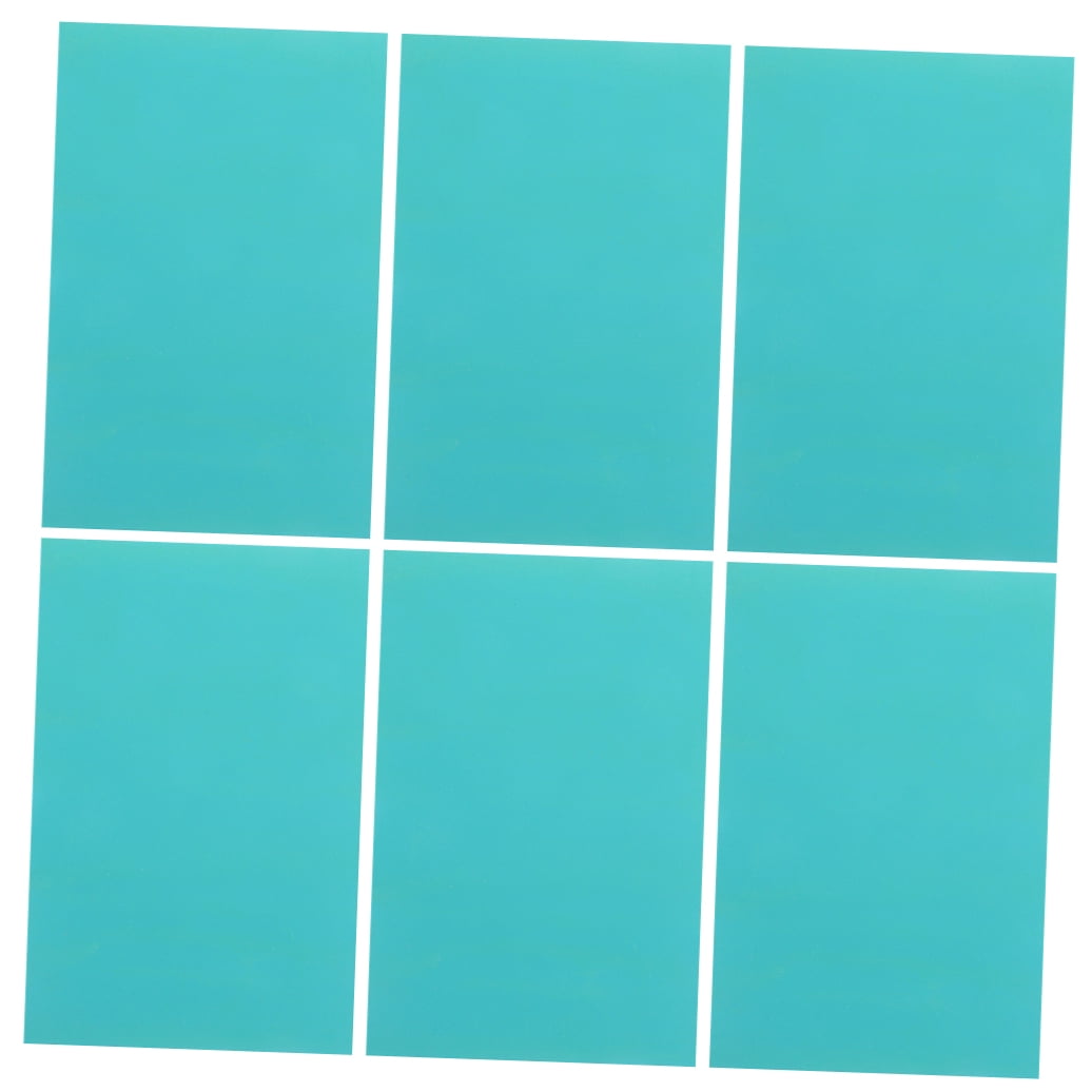 LITINKIMI 6Pcs Craft Supplies for Kids Dark Green PVC for Print Making Projects