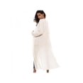 thumbnail image 3 of Finex Women Full Length Thick Maxi Cardigan Duster Long Sleeve Open Front Sweater Tops, 3 of 3