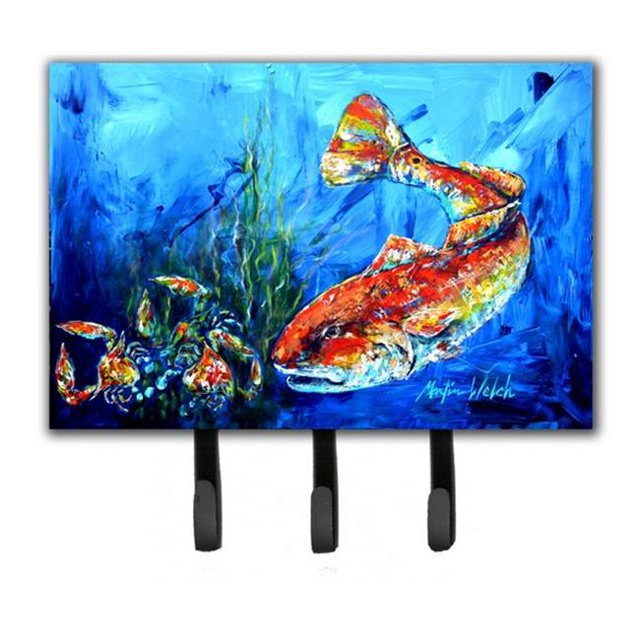 Scattered Red Fish Leash or Key Holder