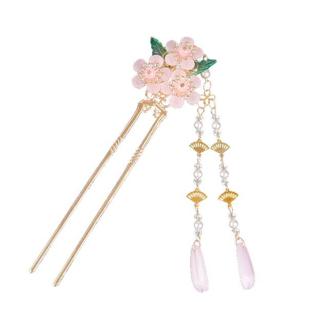 Broche Para El Cabello Palillos Para El Cabello Palillos Chinos Para El Cabello Decoración Clásica Estilo Tradicional Accesorios Para El Cabello Para Boda Cheongsam Rosa Zefei Wu 9024735067702
