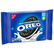 OREO Chocolate Sandwich Cookies, Baked, 14.3 oz, Shelf Stable, Plastic Tray