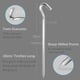 thumbnail image 2 of Zeltheringe, 18cm Zelt Heringe Metall Zelthaken Aluminio Heringe Erdngel Fr Harte Bden, Ideal Fr Garten, Camping, Angeln Und Zelten Hy, 2 of 5