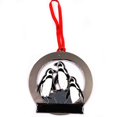 thumbnail image 2 of 2022 Artículos de adornos navideños de metal con forma de pájaro con logotipo personalizado, 2 of 3