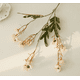 thumbnail image 1 of Xiao Hua 6 flores artificiales de ciruelo, flores falsas, flores artificiales para decoración de bodas, amarillas, 1 of 5