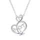 thumbnail image 2 of Collar de Letras en forma de Corazón para Mujer - Colgante de aleación, cadena de 40 cm/15,74 pulgadas - Regalo para el Día de la Madre, accesorio para la caja de joyas, 2 of 5