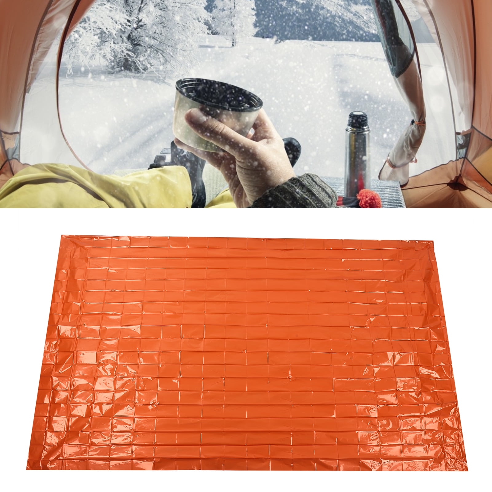 Thermal Blankets Sealed Survival Supplies Emergency Blanket Foldable Portable For Camping For Survival