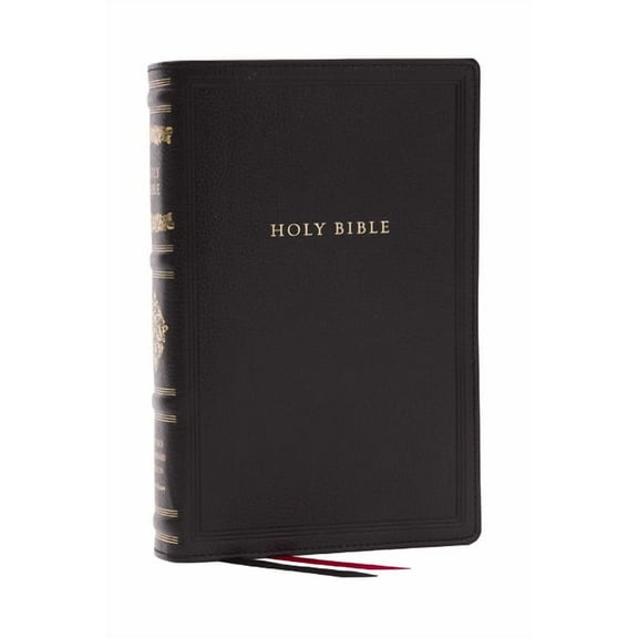 RSV Personal Size Bible with Cross References, Black Leathersoft, (Sovereign Collection), (Hardcover)